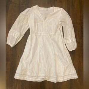 3/$10 J. Crew White Dress